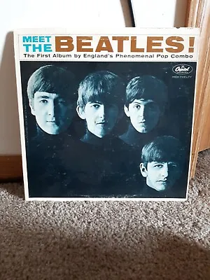 THE BEATLES Meet The Beatles LP Vinyl Capitol Records Mono T 2047 • $19.90