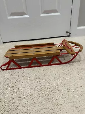 American Girl Doll Emily’s Wooden Sled (red Paint) RETIRED • $40