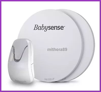 BabySense 7 Baby Monitor BREATHING MOVEMENT Motion Sensor Pads SOUND ALARM VGC • £49.95
