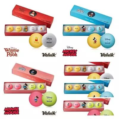 £29.99 • Buy Volvik Vivid Lite Disney Packs 4 Golf Balls And Hat Clip. Mickey Mouse, Minnie.