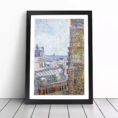 Vincent Van Gogh View Of Paris Wall Art Print Framed Canvas Picture Poster Decor • £24.95