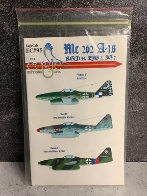 1:32 EagleCals EC#95 EC95 - Messerschmitt Me 262 A-15 JG 7 Eagle Editions Decals • $19.99