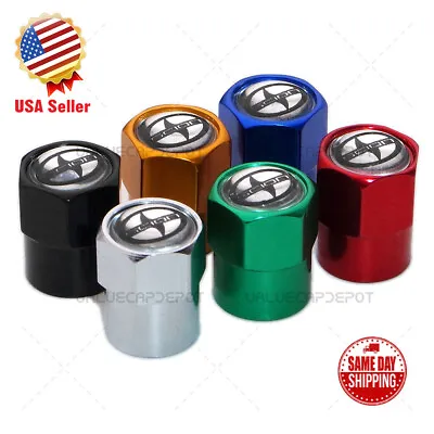 $7.99 • Buy Hex Scion Logo Emblem Car Wheels Tire Air Valve Caps Stem Dust Cover Sport TRD