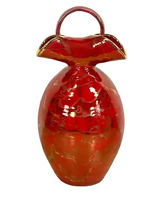 Bruce Fairman Studio Art Pottery Ceramic Vase Iridescent Drip Glaze 2003 Signed • $269.99