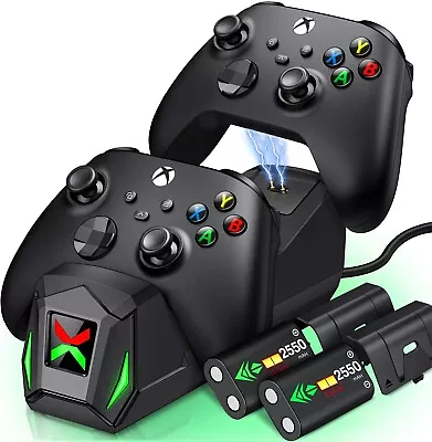 For Xbox Series X S Controller Fast Charging Station Dock + Rechargeable Battery • $38.99