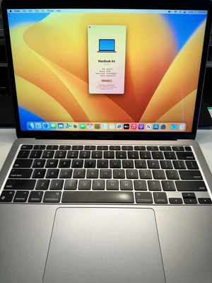 $335 • Buy Excellent 2020 Apple MacBook Air 13' M1 Chip 500 GB SSD 16 GB RAM Space Gray