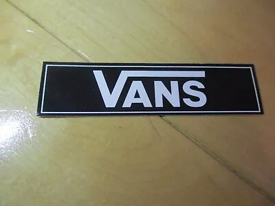 VANS Skate Sticker Black Strip Off The Wall 3  Shoes Skateboards Helmets Decal • $2.99