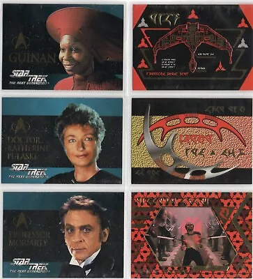 £49.99 • Buy Star Trek Next Generation Season 2 : Klingon & Embossed 6 Card Chase Set #S7-S12