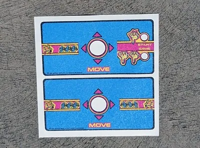 MS PAC MAN Cocktail Arcade Machine Control Panel Overlay CPO Textured Lexan • $27.50