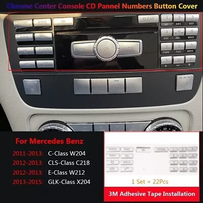 Stickers Button Cover Accessories C Class W204 11-13 For Mercedes For Benz • $19.78