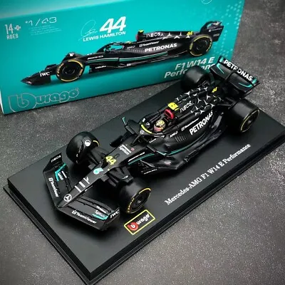 Bburago 1/43 Mercedes AMG W14 E Performance F1 Model 2023 #44 Lewis Hamilton • $29.99