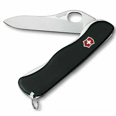 Victorinox Sentinel Clip - Swiss Army Pocket Knife - Black • $48.99