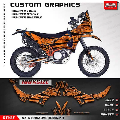 Kungfu Graphics Motorcycle Stickers Decal Kit For 690 Adventure Rally Raid EVO2 • $169.89