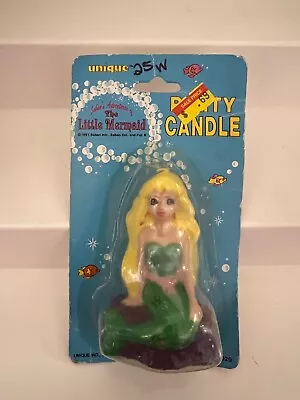 1991 Saban's Adventures Of The Little Mermaid PARTY CANDLE Unique Rare HTF *READ • $36.99
