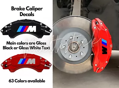 6x BMW Brake Caliper Decals | Replacement Brake Stickers BMW Power | 4 Sizes  • $14.44