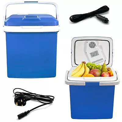 12v 26l Ac/dc Car Picnic Camping Portable Travel Warmer & Cooler Box Mini Fridge • £58.85