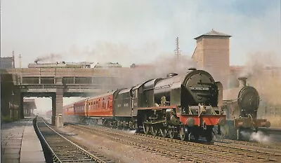 Steam Trains & Railways Royal Scot At Tamworth Staffs Splendid Mounted Print • £10