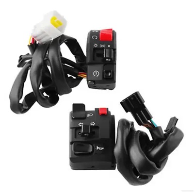 Motorcycle Handlebar Controller Switch On Off Turn Signal Headlight Horn Button • $36.80