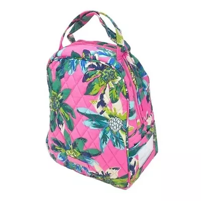 Vera Bradley Lunch Bunch Insulated Lunch Bag Tropical Paradise Pink Floral NWOT • $30