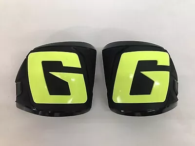 Gaerne SG12 Motocross Boots Black/Flo Yellow Front Plate Set 8 9 10 11 12 13 14 • $50