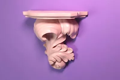 £30 • Buy Pastel Pink, Ornate, Wall Shelf, Wall Hanging, Kitsch, Rococo, Baroque, Corbel