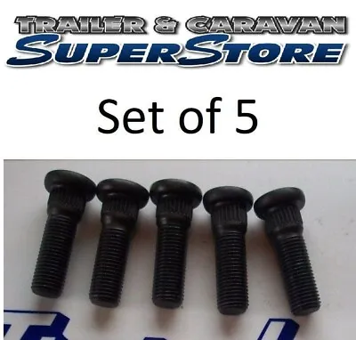 5x Holden Wheel Studs 7/16″ Thread 13.8mm Knurl For Trailer | Caravan WS4 • $11