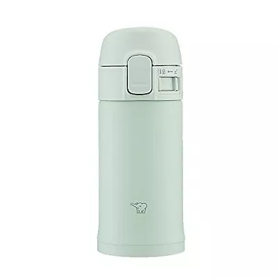 ZOJIRUSHI Water Bottle One-touch Stainless Steel Mug 0.2L Sage Green • $80.51