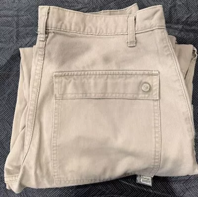 Vintage Levi SilverTab Khakis Corduroy Cargo Pants/Jeans Men's 30x32 90's • $59.95