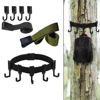 6/8/10 Hooks Tree Stand Bow Gear Hanger Harness With Hooks  Backpack • $17.74