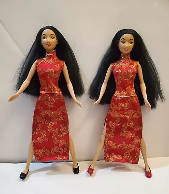 Mattel 2-Disney Mulan Secret Message Doll Red Dress • $19.99