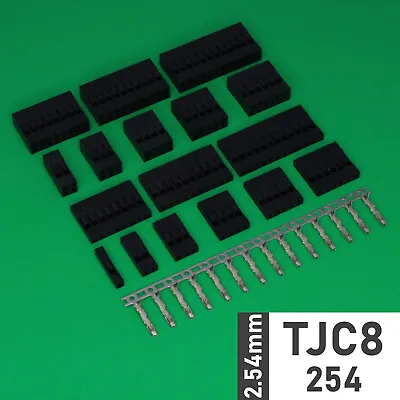 TJC8-254 2.54mm Housing+Female Crimps 1-40p Connector (RE/Mini-PV/DuPont Style) • £90.18