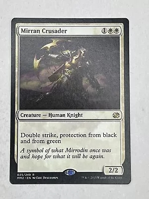 MTG Mirran Crusader Mystery Booster Modern Masters 2015 025/249 Regular Rare NM • $1.49