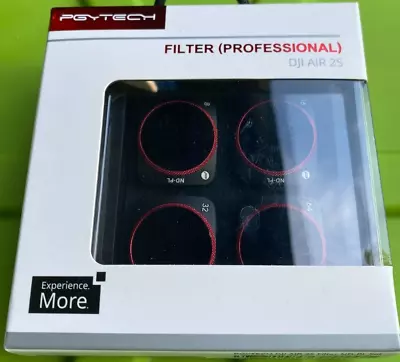 $109 • Buy PGYTech 4 ND Filter Set For DJI Mavic Air 2S Drone (ND8 16 32 64) ProfessionalAU