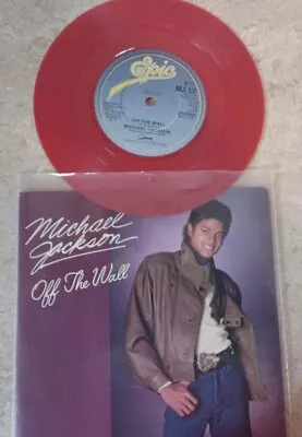 MICHAEL JACKSON  Off The Wall  New W/picture Sleeve Red 7  • $6