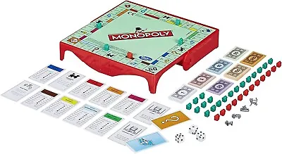 New Monopoly Hasbro Gaming Grab Go Game Get Ready For Classic Monopoly Play I U • £5