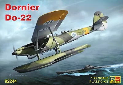 RS Models 1/72 Dornier Do 22 Plastic Aircraft Kit! • $41.90