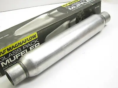 MagnaFlow 18125 Glasspack Aluminized Steel Muffler 2-1/4  Inlet  2-1/4  Outlet • $40.45