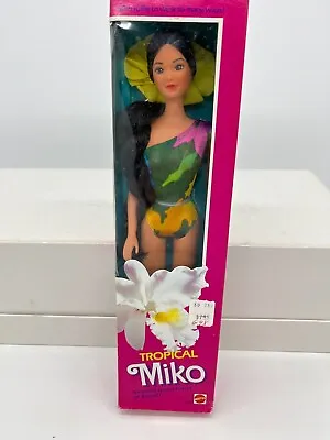 NEW OLD STOCK RARE Tropical Miko Barbie Doll 1985 Mattel #2056 NRFB • $45.99