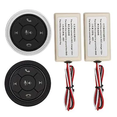 Audio Steering Wheel Remote Control Switch DVD For IPhone IOS Motorcycle • £12.94