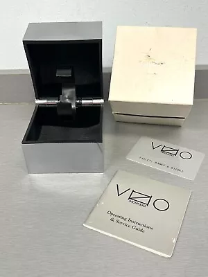Movado Vizio Wrist Watch Box With Open Warranty Card • $49