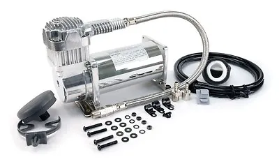 Viair 380C Single Chrome Air Compressor Air Ride Cars & Truck Mount -12V 200 PSI • $254.96