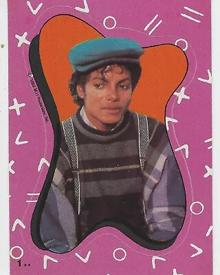 Topps Michael Jackson Trading Cards Sticker Puzzle Panel Card 1984 G+ Condition • $1.25