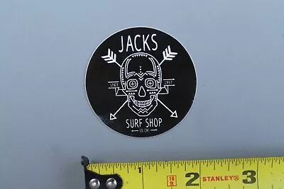 Jack's Surf Shop Surfboards Skull Arrows Native OG V59C Vintage Surfing STICKER • $17