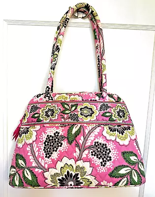 VERA BRADLEY  Bowler Shoulder Bag Priscilla Pink(retired) New Pristine! • $44.99