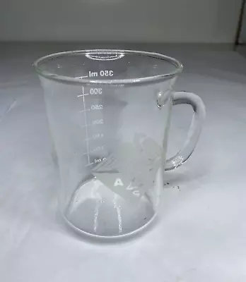 Clear Glass Beaker Mug With Handle 350ml • $12.79