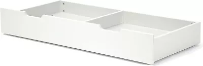 ⭐️ Mamas & Papas White Under Cot / Bed Storage Nursery Drawer On Castors NEW • £44.95