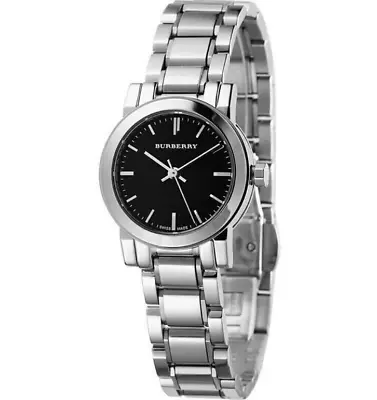 New Burberry BU9201  Black Dial 26mm Small Women's Watch Brand New With Box • $279