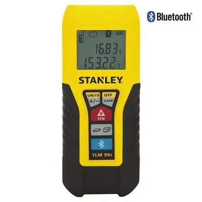 $64.99 • Buy NEW - Stanley TLM99S  Bluetooth Long Distance Measurer 100' STHT77343