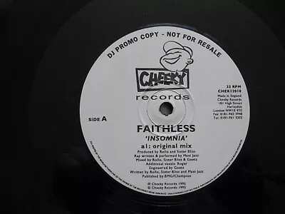 Faithless – Insomnia   -   2 X  12   (Cheeky Records) • £80