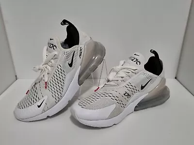 US 9.5 - Nike Air Max 270 White/Black Mens Sneakers • $57.95